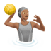 🤽🏽 person playing water polo: medium skin tone display on Apple